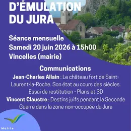 Conférence de Vincent Claustre : destins des juifs pendant la Seconde Guerre dans la zone non-occupée du Jura