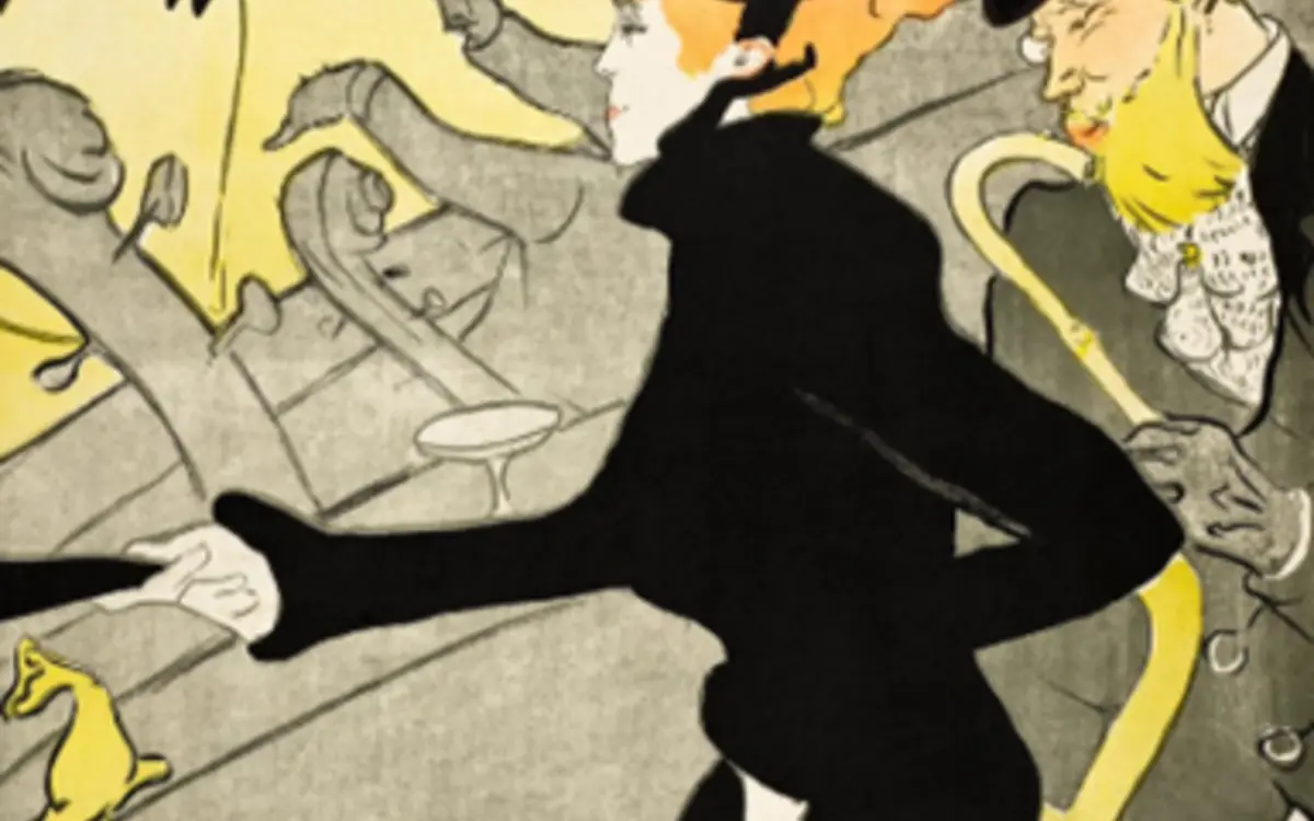 Divan Japonais (ca. 1892–1893) - Henri de Toulouse–Lautrec.