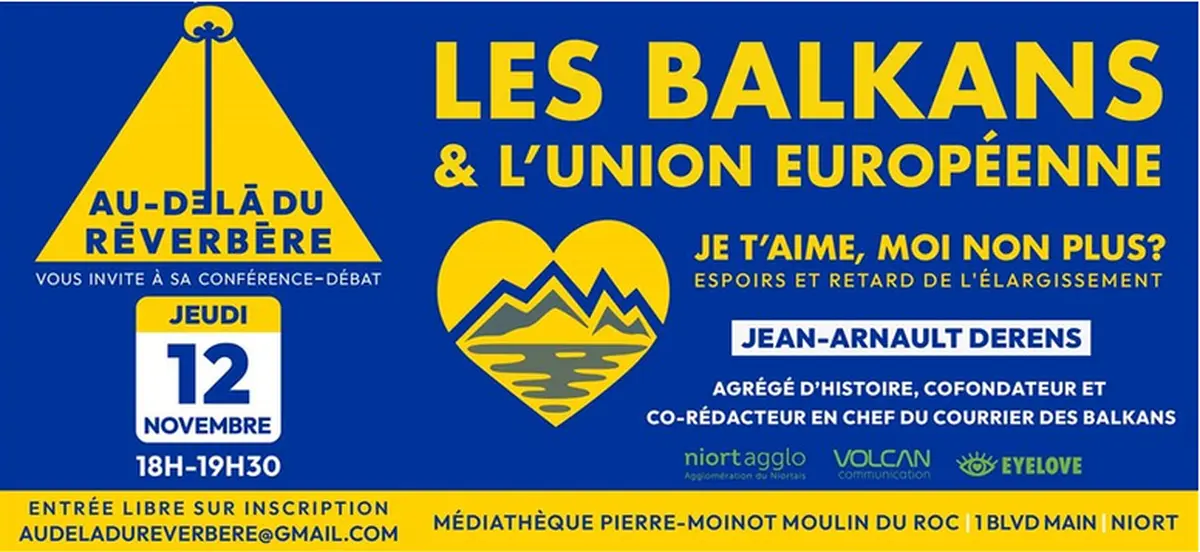 Conférence-débat :  Les balkans et l'Union Européenne  à Niort