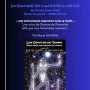 Conférence débat - Une vertigineuse remontée dans le temps