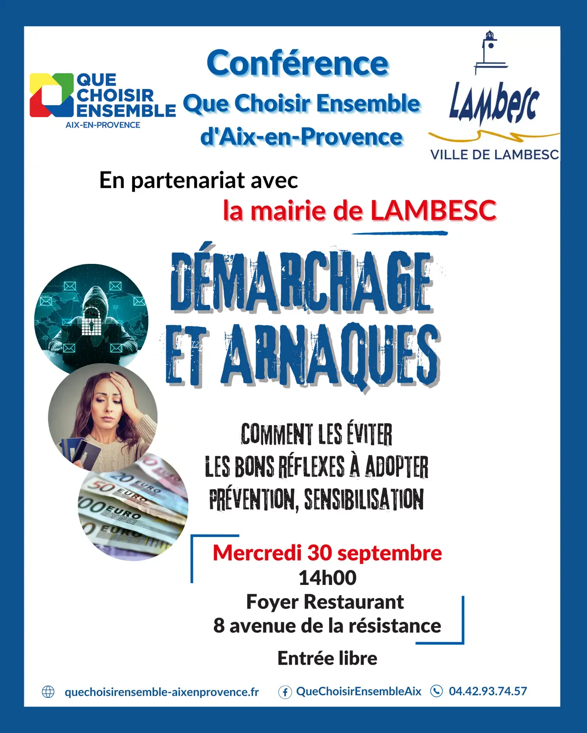 Conférence Démarchage et arnaques
