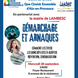 Conférence Démarchage et arnaques