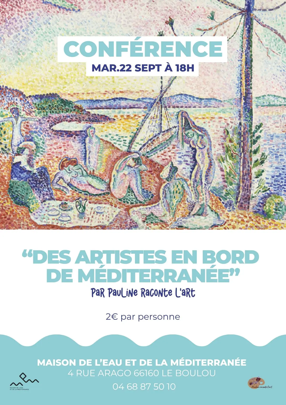 Conférence Des Artistes En Bord De Mediterranée