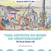 Conférence Des Artistes En Bord De Mediterranée