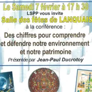 Conférence | Des chiffres pour comprendre et défendre notre environnement et notre patrimoine