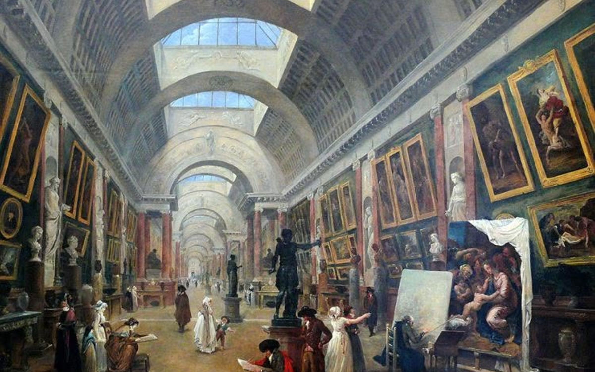 Projet d'aménagement de la Grande Galerie du Louvre