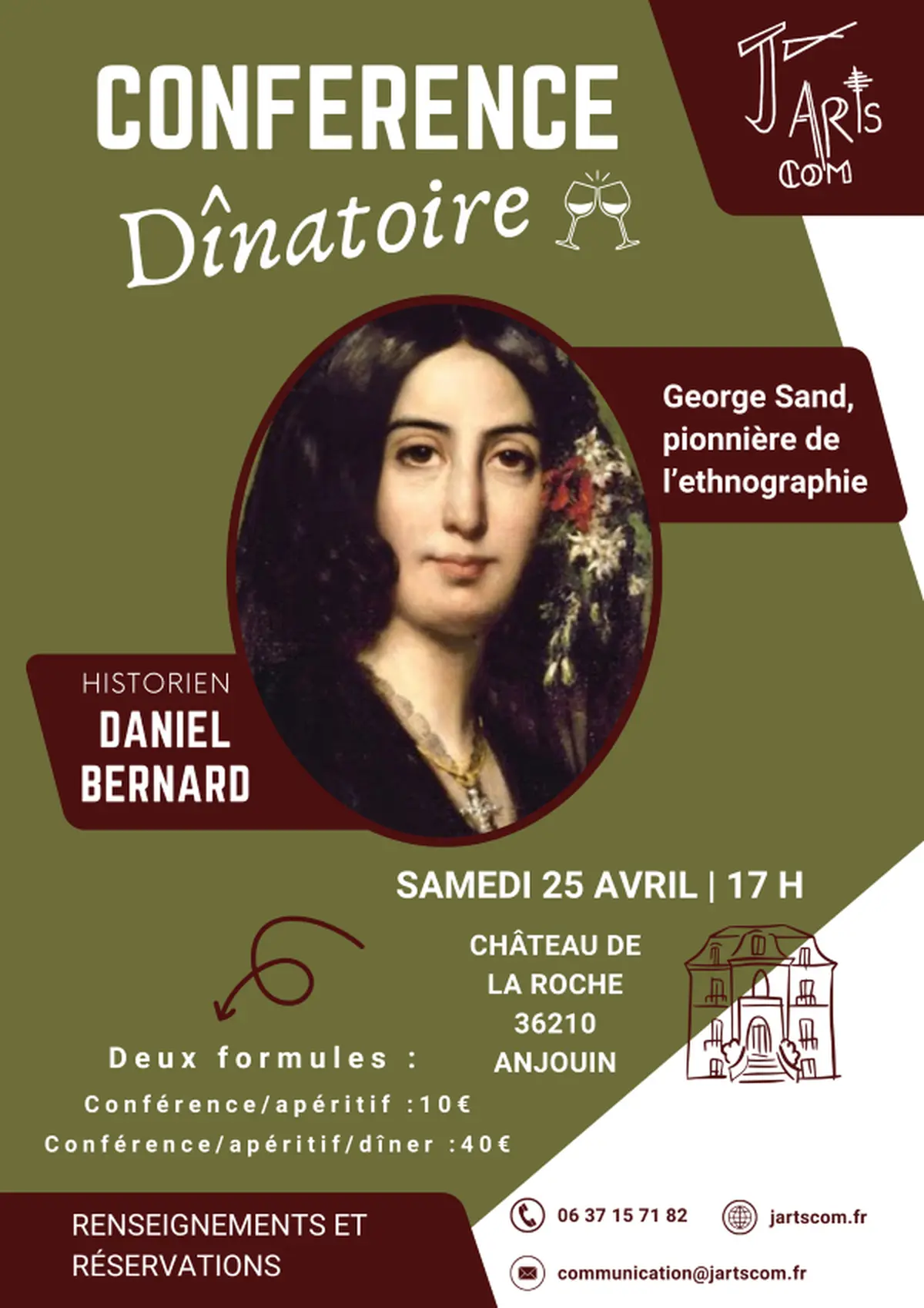 Conférence dinatoire : George Sand, pionnière de l’ethnographie