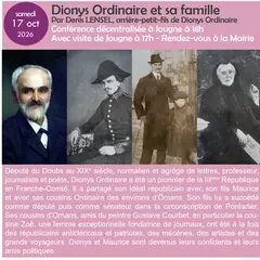 Conférence Dyonys Ordinaire et sa famille