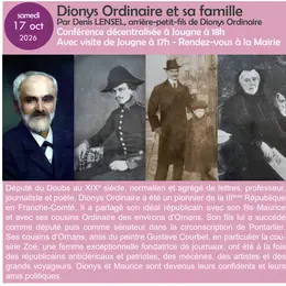 Conférence Dyonys Ordinaire et sa famille