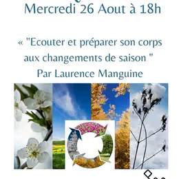 Conférence Ecouter Et Préparer Son Corps Aux Changements De Saison