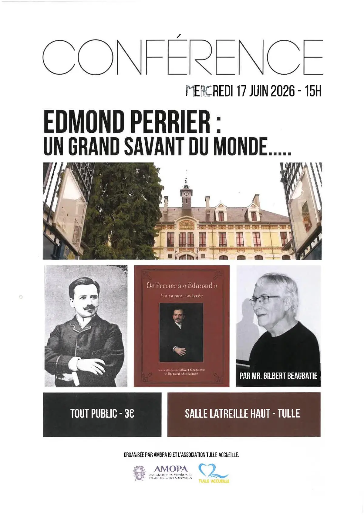 Conférence : Edmond Perrier