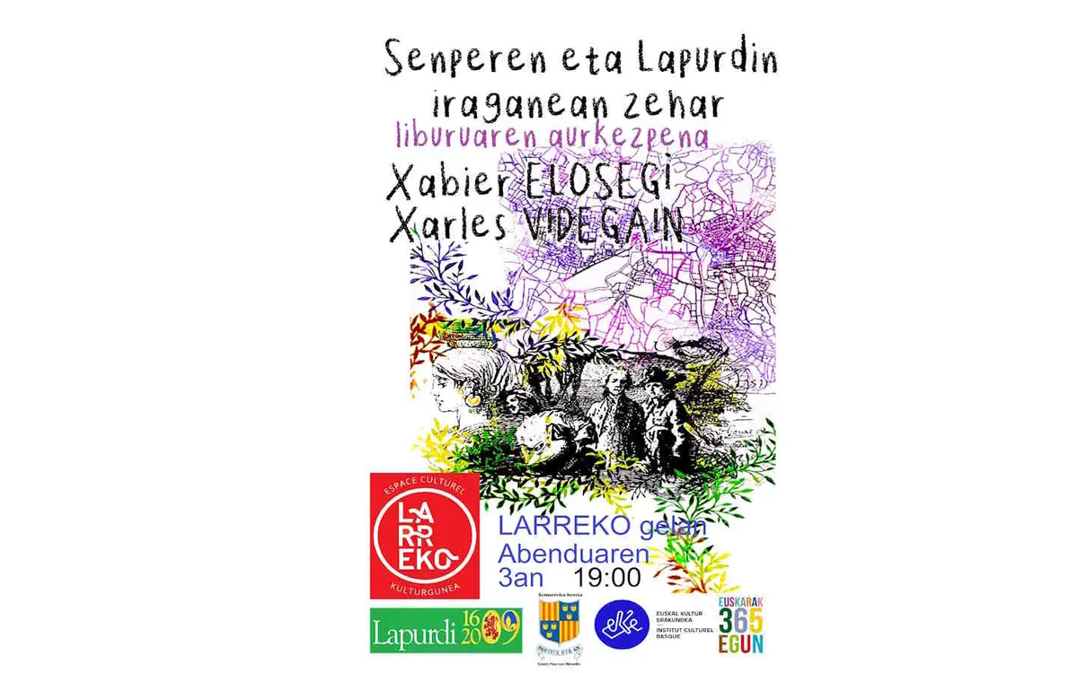 Conférence en basque Senpere et Lapurdin iraganean zehar Liburuaren aurkezpena