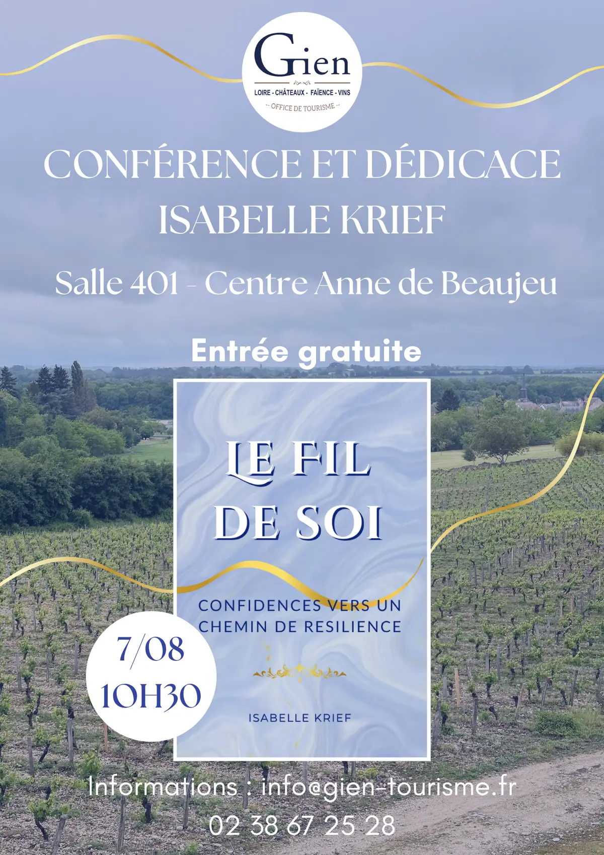 Conférence et Dédicace avec Isabelle Krief