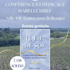 Conférence et Dédicace avec Isabelle Krief