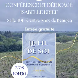Conférence et Dédicace avec Isabelle Krief