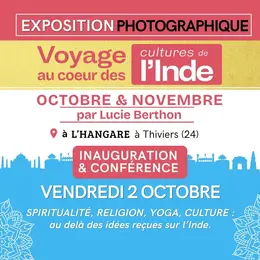 Conférence et inauguration d'une expo photo sur l'Inde