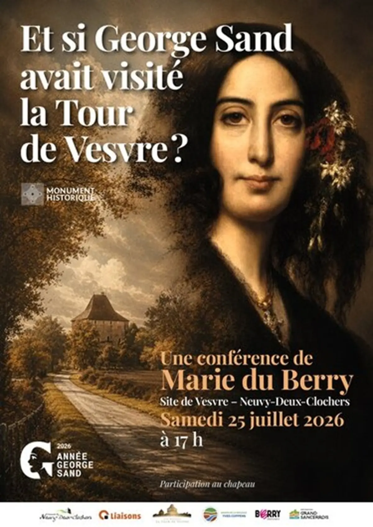 Conférence : Et si George Sand avait visité la Tour de Vesvre ?