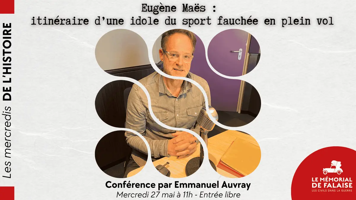 Conférence Eugène Maës : itinéraire d’une idole du sport fauchée en plein vol par Emmanuel Auvray