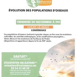 Conférence - Evolution des populations d'oiseaux