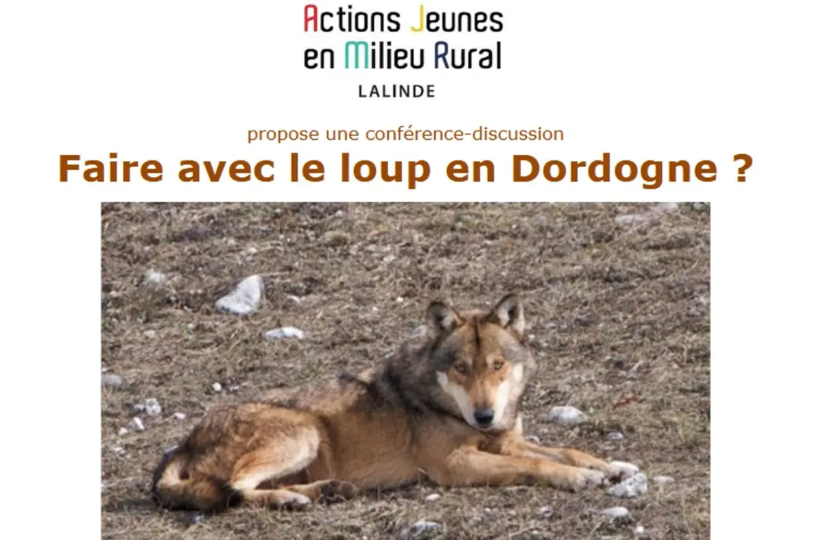 Conférence | Faire avec un loup en Dordogne ?