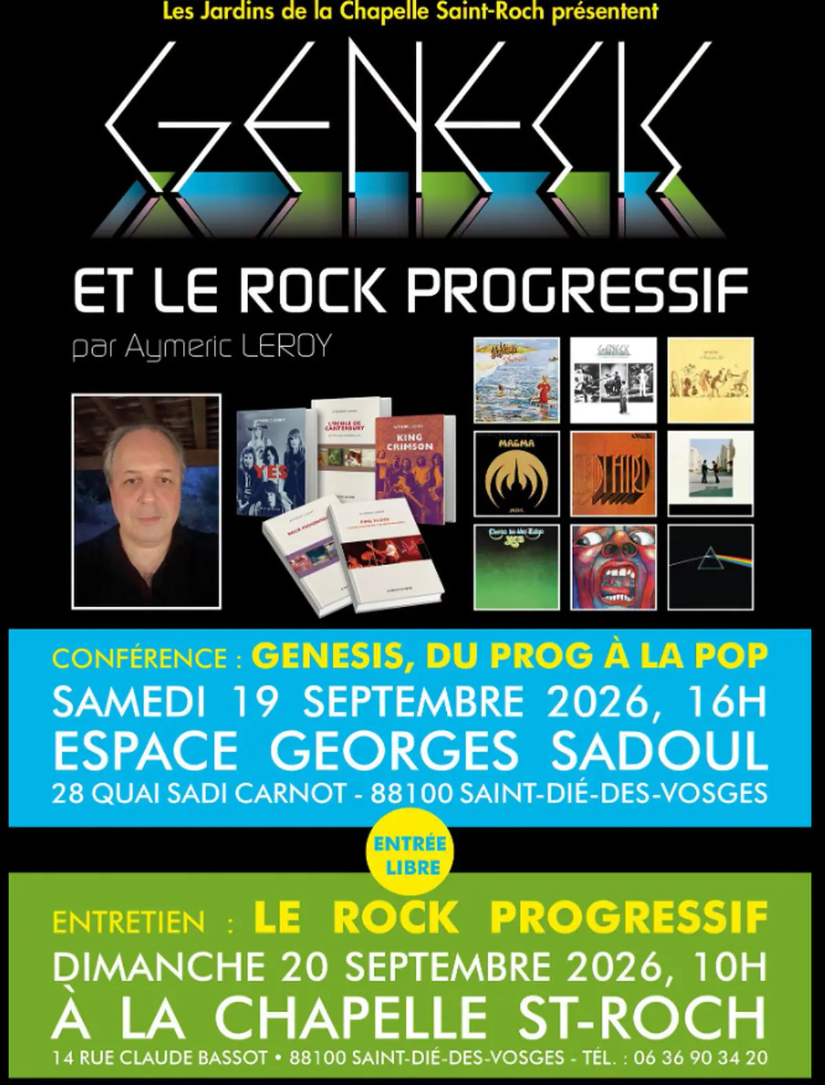 Conférence 'Génésis : du prog à la pop'