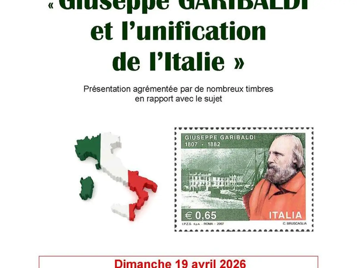 Conférence Giuseppe Garibaldi et l'unification de l'Italie
