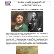 Conférence : Gustave Courbet (1819-1877), un peintre libre