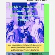 Conférence HarkiEs : histoire et mémoire de la décolonisation au féminin organisée par Les Amis de Sainte-Foy et sa Région