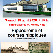 Conférence - Hippodrome et courses hippiques à Châteaudun (1890-1938)