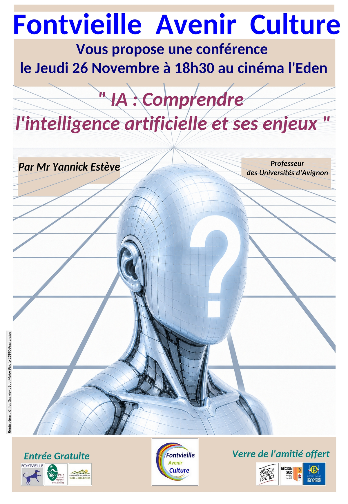 Conférence IA, comprendre l'intelligence artificielle et ses enjeux