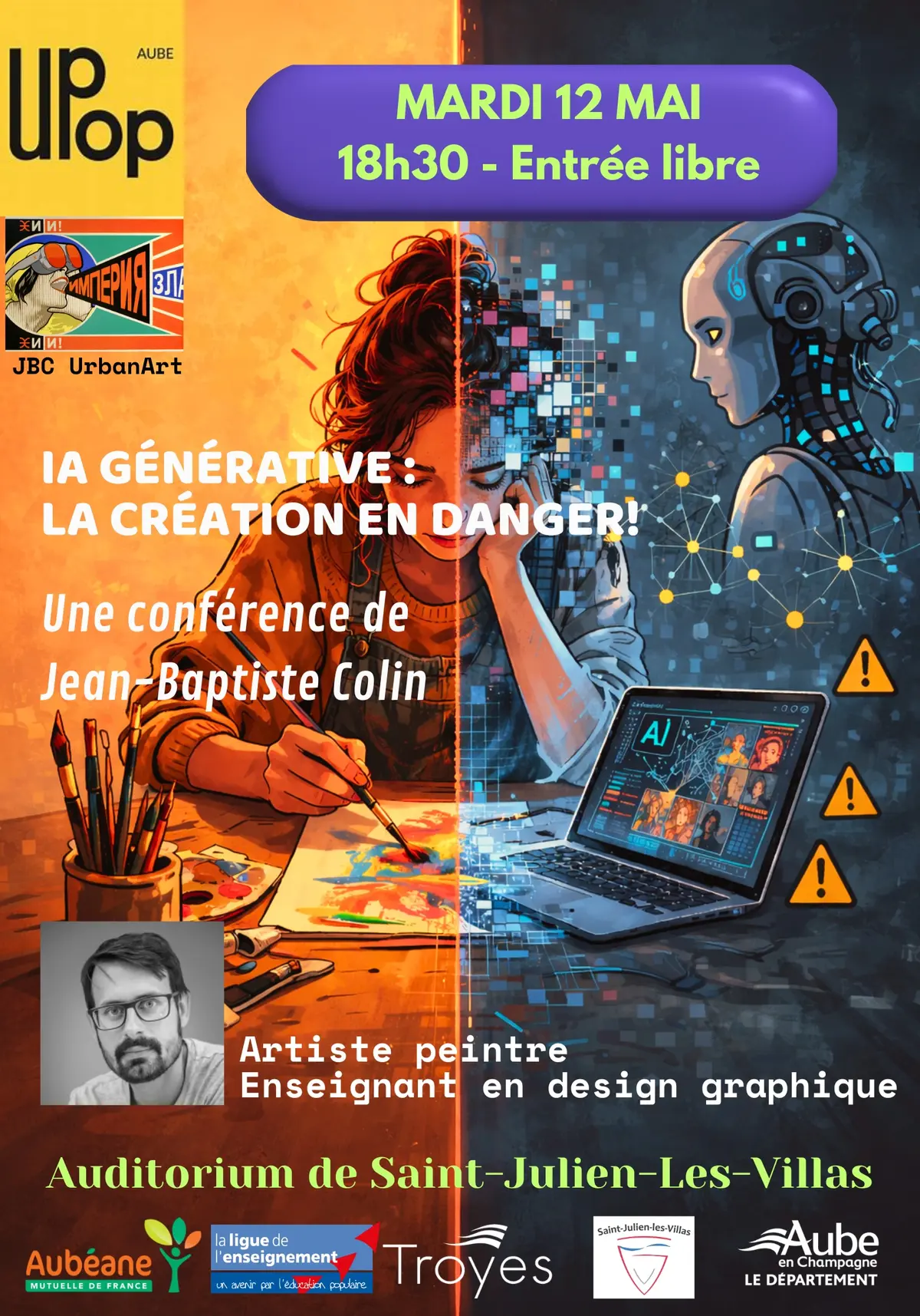 Conférence IA générative : La création en danger !