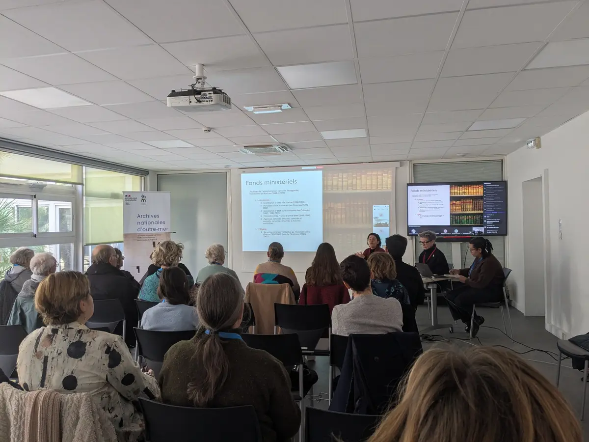 Conférence : Initiation à la recherche : découvrez les archives liées aux Antilles, à la Guyane et à La Réunion