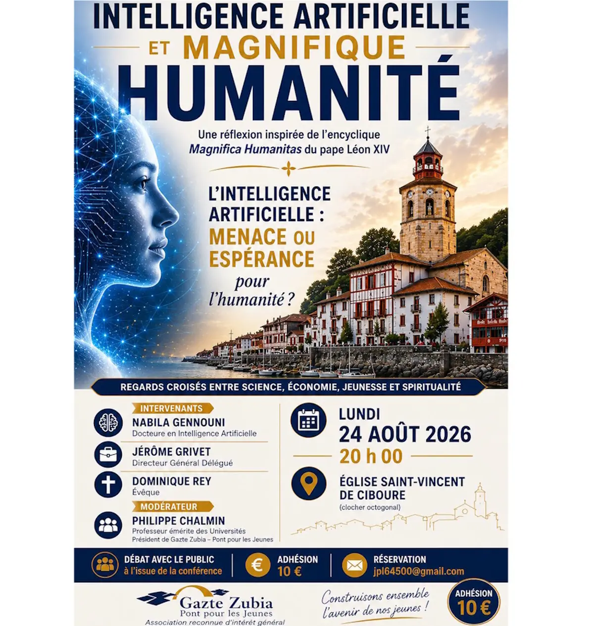 Conférence: Intelligence artificielle et magnifique humanité.