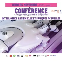 Conférence “Intelligence Artificielle et Musiques Actuelles”