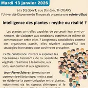 Conférence : intelligence des plantes - mythe ou réalité ?