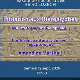 Conférence interactive : Initiation aux hiéroglyphes