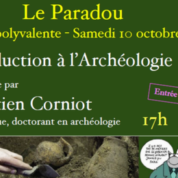 Conférence « Introduction à l’archéologie » à Paradou