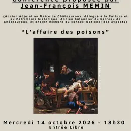 Conférence : L'affaire des poisons par Jean-François MEMIN
