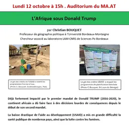 Conférence : l'Afrique sous Donald Trump