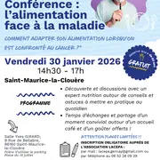 Conférence : l'alimentation face à la maladie.