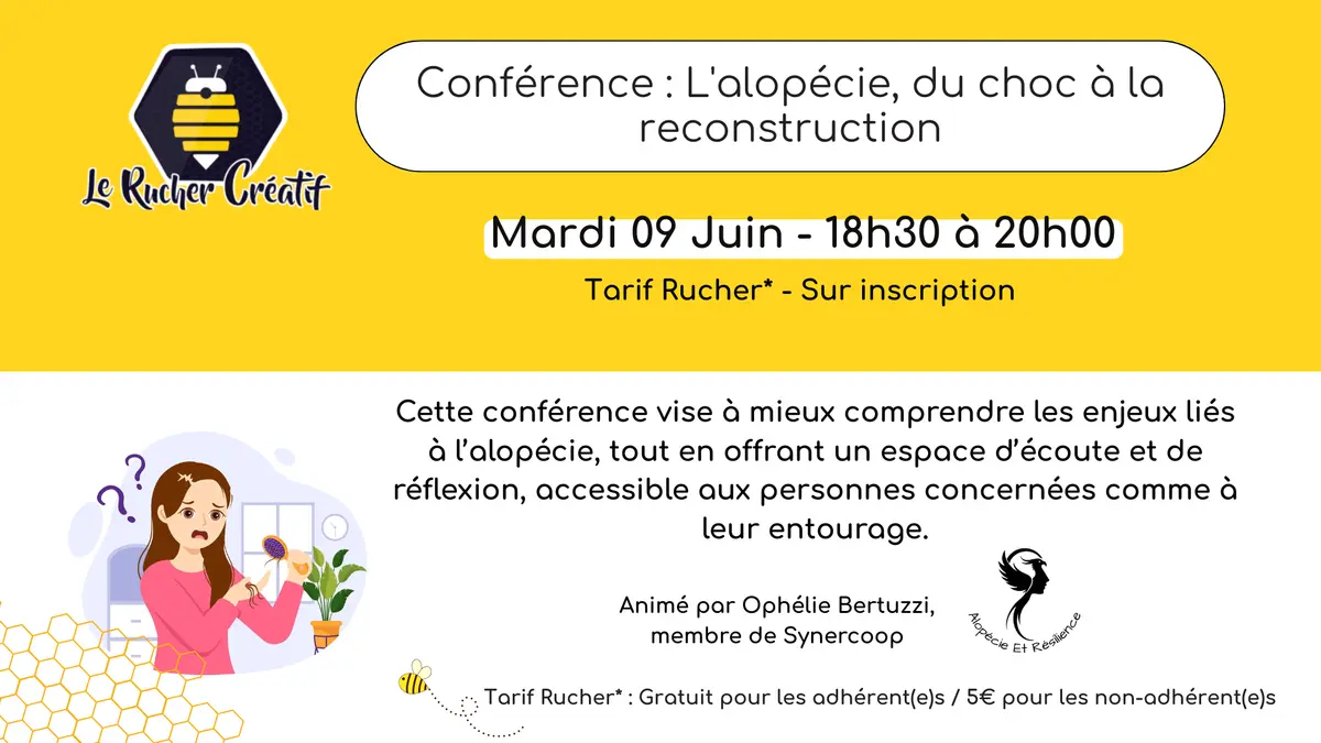 Conférence : L'alopécie, du choc à la reconstruction