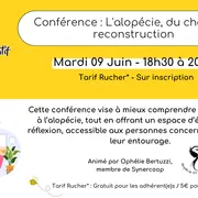 Conférence : L'alopécie, du choc à la reconstruction