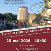 Conférence L’apiculture au Moyen-Âge au Château du Coudray-Salbart à Échiré