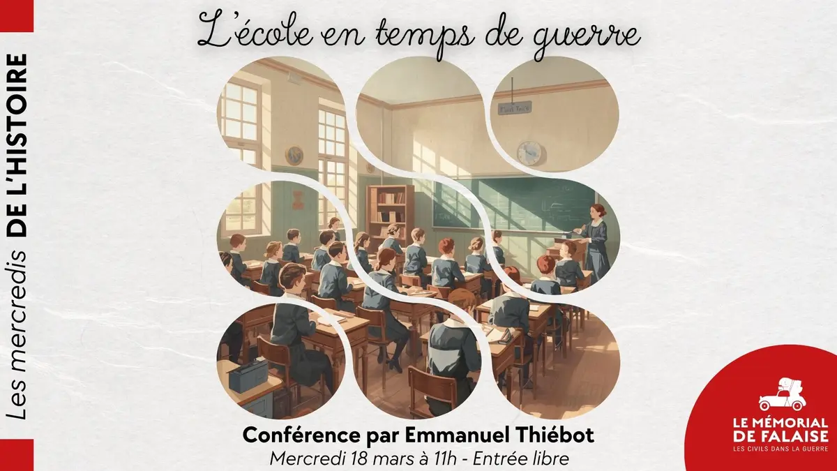 Conférence L'école en temps de guerre par Emmanuel Thiébot