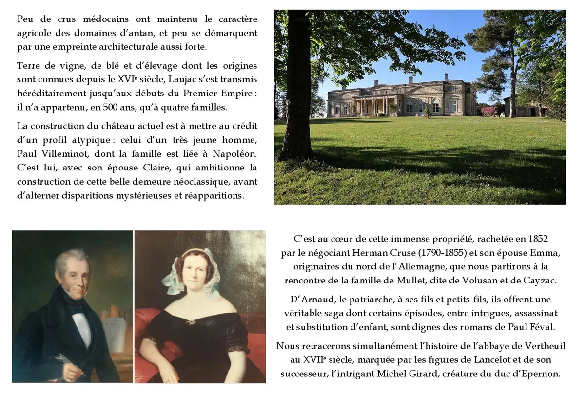 Conférence L'Epée, la Balance et la Pourpre : Lancelot, abbé de Vertheuil