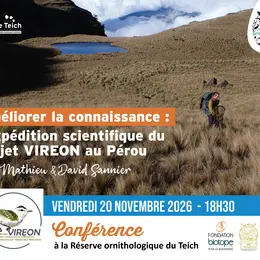 Conférence : l’expédition scientifique du projet VIREON au Pérou