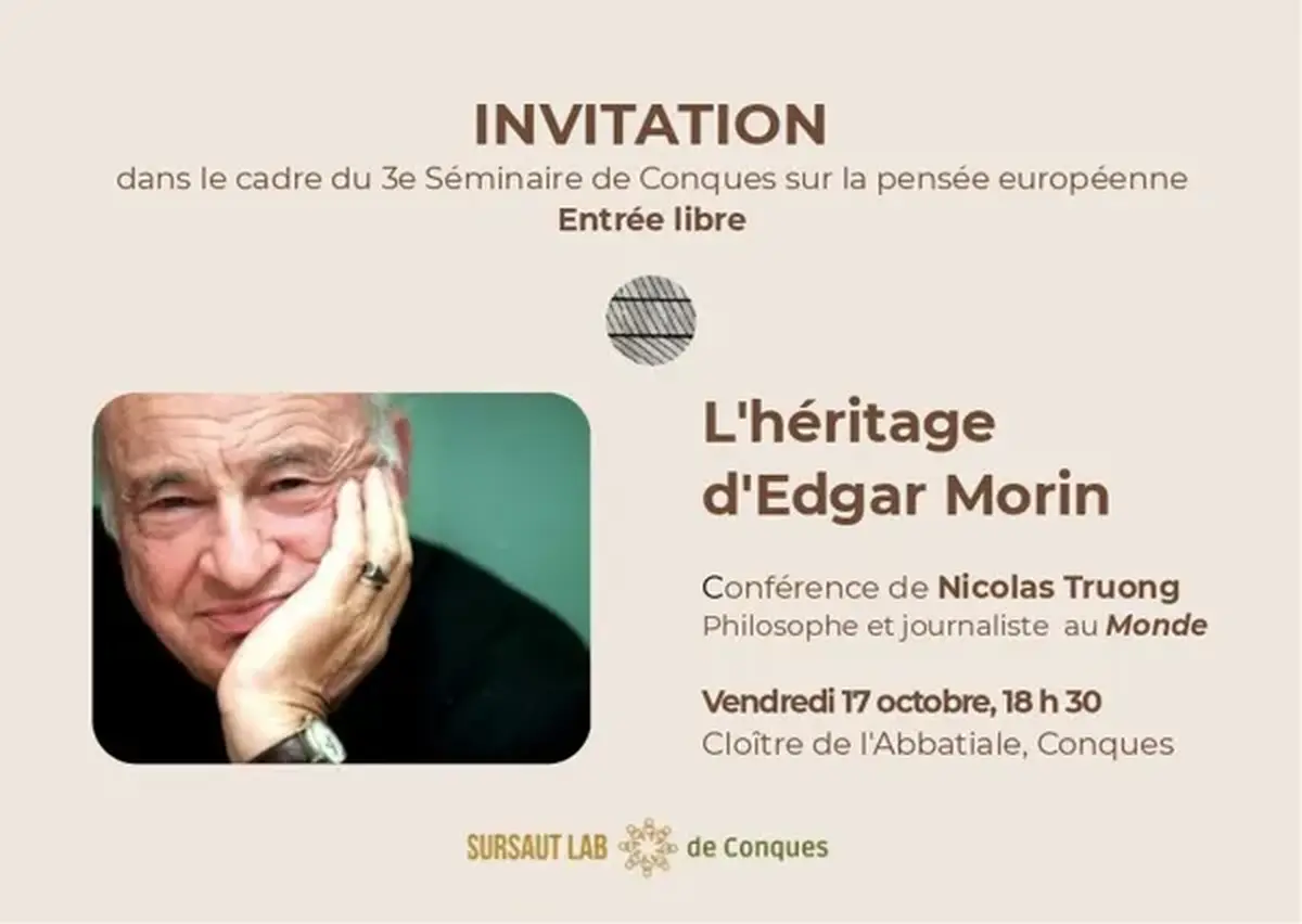 Conférence - L'héritage d'Edgar Morin