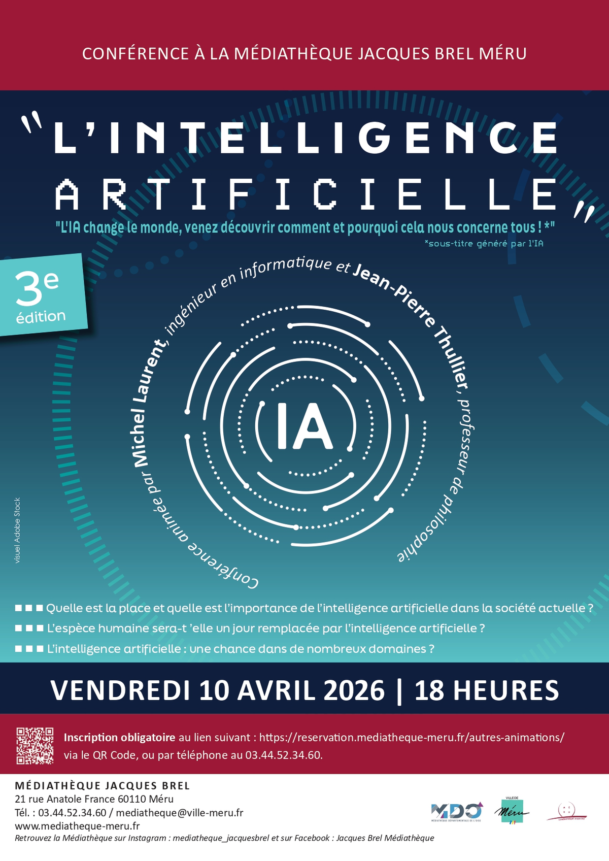 Conférence : L'intelligence artificielle - 3ème édition