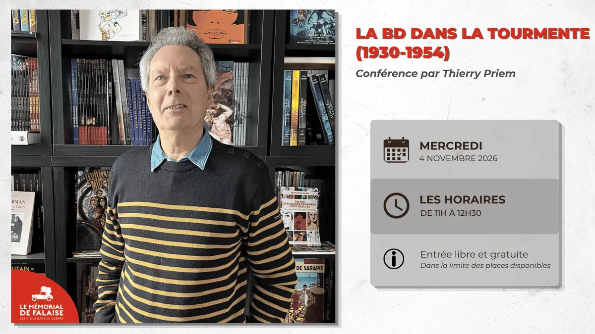 Conférence La BD dans la tourmente (1930-1954) par Thierry Priem
