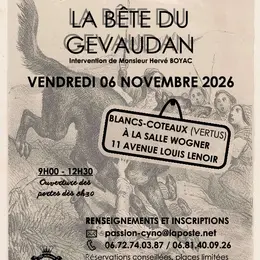 Conférence -  La Bête du Gévaudan - 3e édition